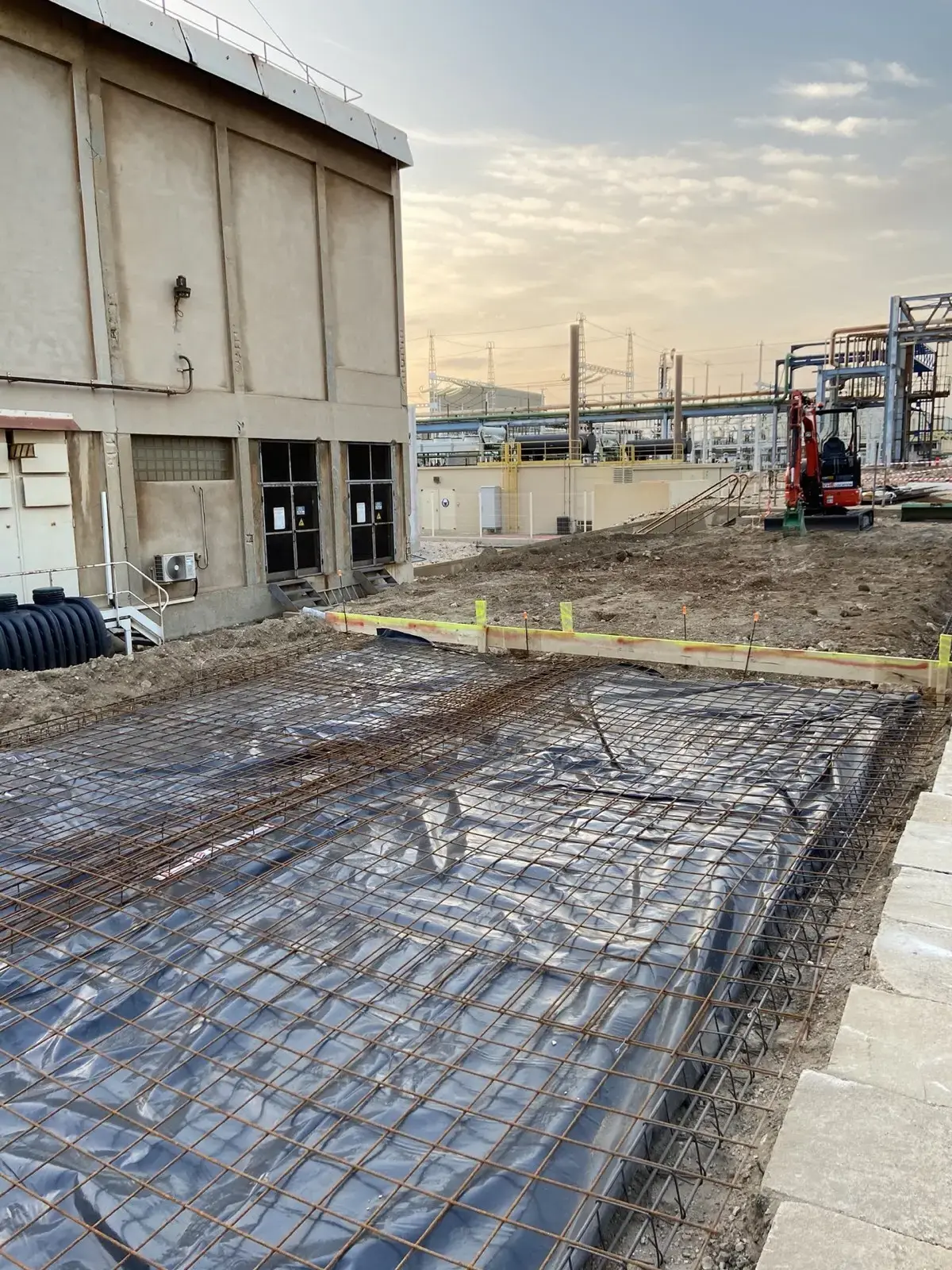 Ferraillage du radier béton armé