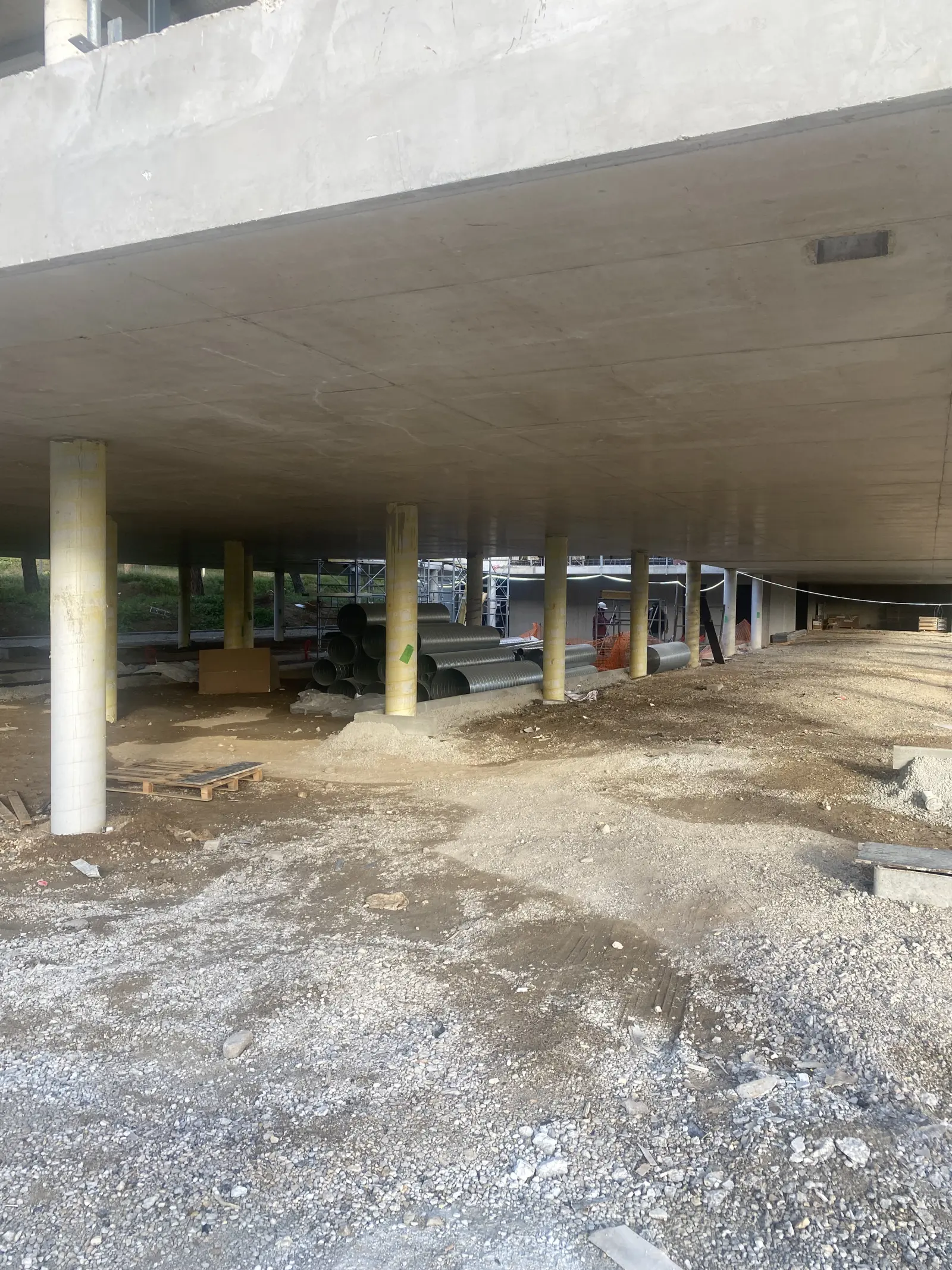 Superstructure R+1 du ViaXoft en cours de construction